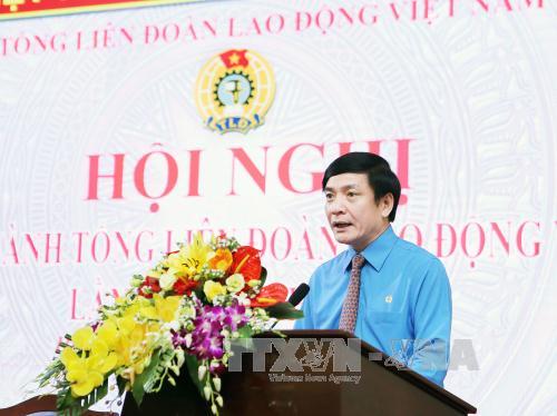 Hội nghị lần thứ 10 BCH Tổng Liên đoàn Lao động Việt Nam